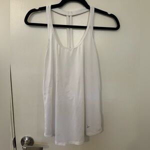 White Athletic Tank Top